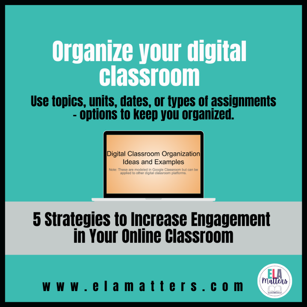 5 Strategies To Increase Engagement In Your Online Classroom – ELA Matters