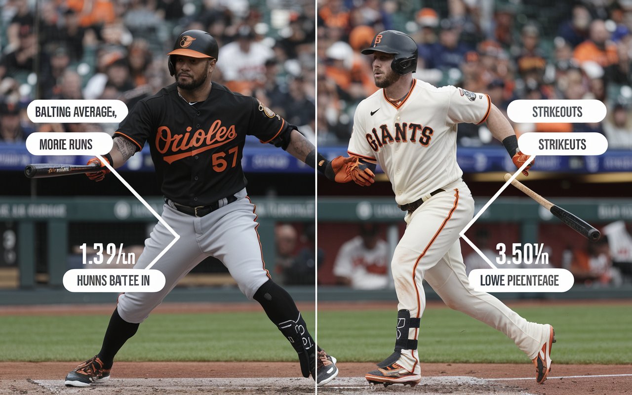 baltimore orioles vs san francisco giants match player stats