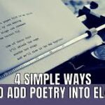 4 Simple Ways To Add Poetry Into ELA