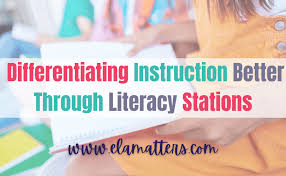 Differentiating Instruction Better Through Literacy Stations