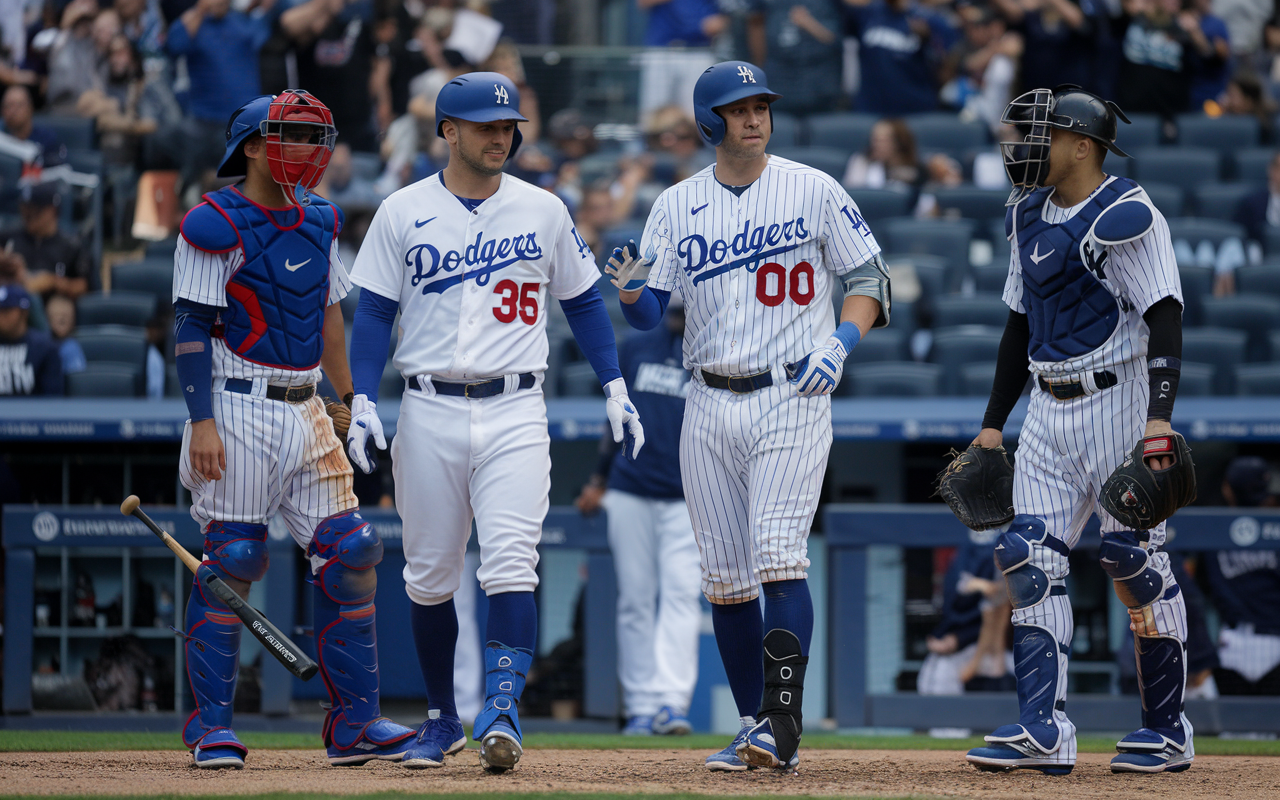 dodgers vs yankees match player stats