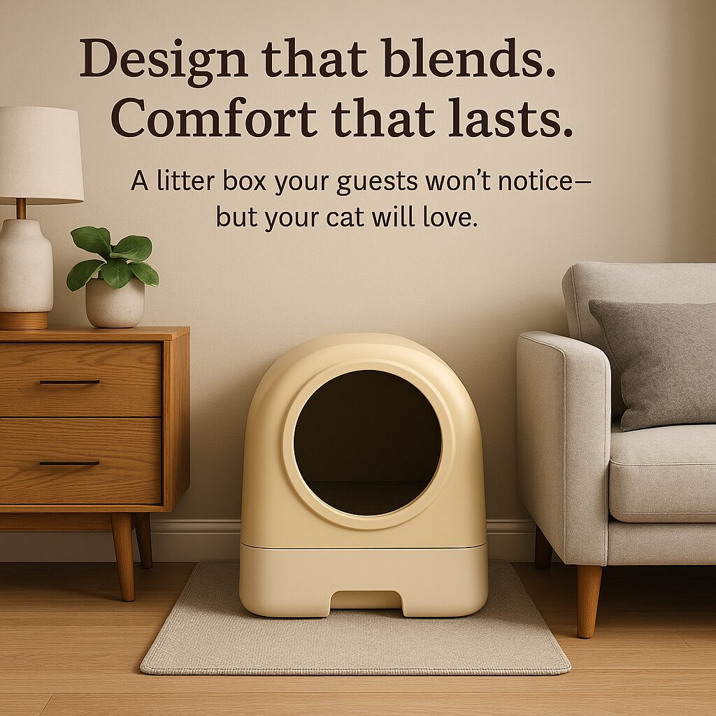 Stylish Cat Furniture: Litter Boxes & Wooden Cat Trees