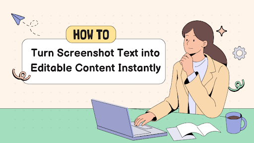 Turn Screenshot Text