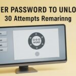 Enter Password to Unlock 30 30 Attempts Remaining