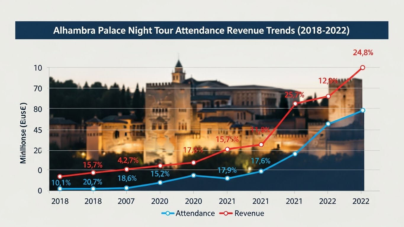 Alhambra Palace Night Tour Attendance Revenue