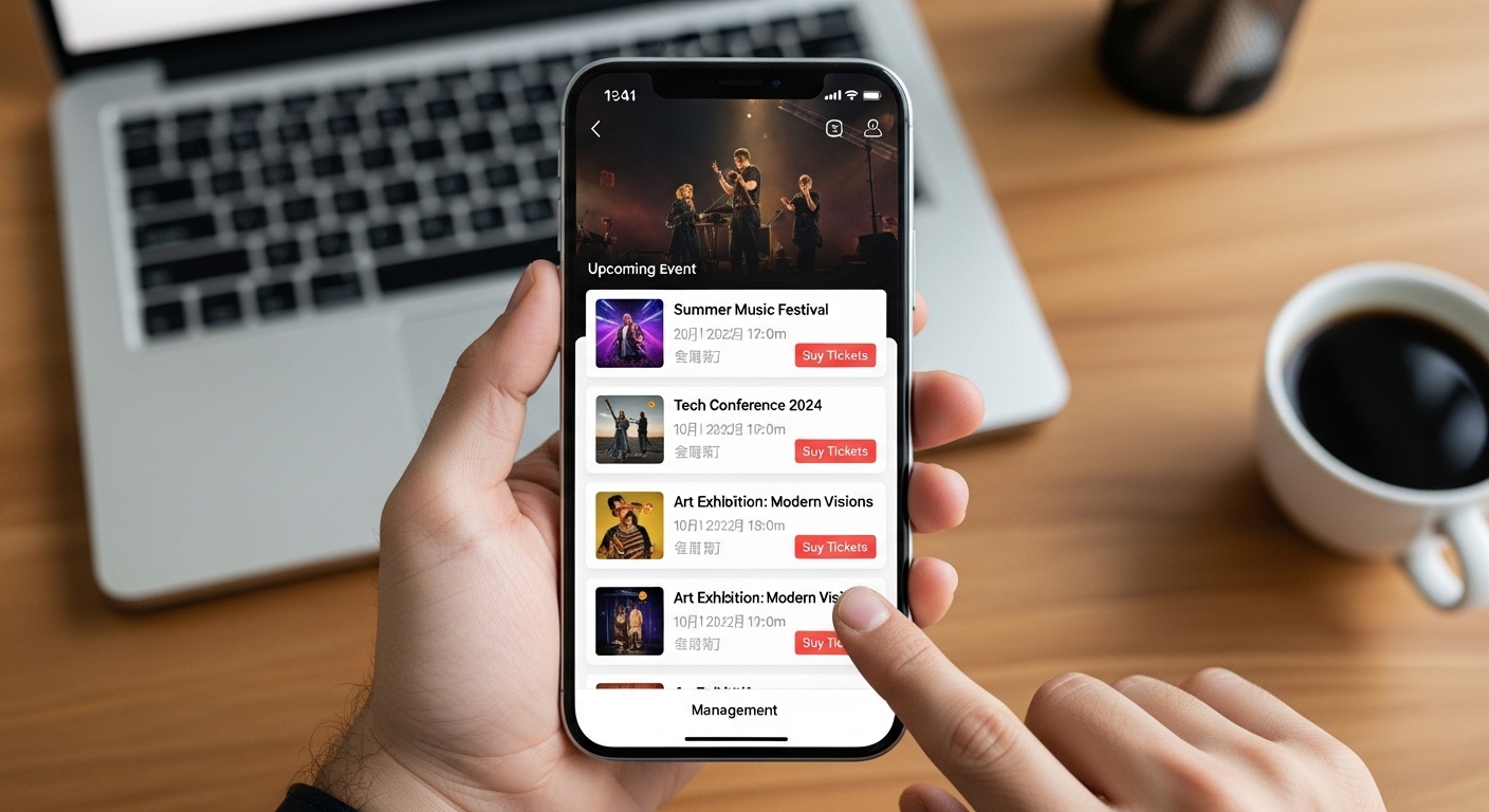 WeChat Mini Program Ticketing Events