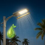 Self Cleaning Street Light Palm Oil